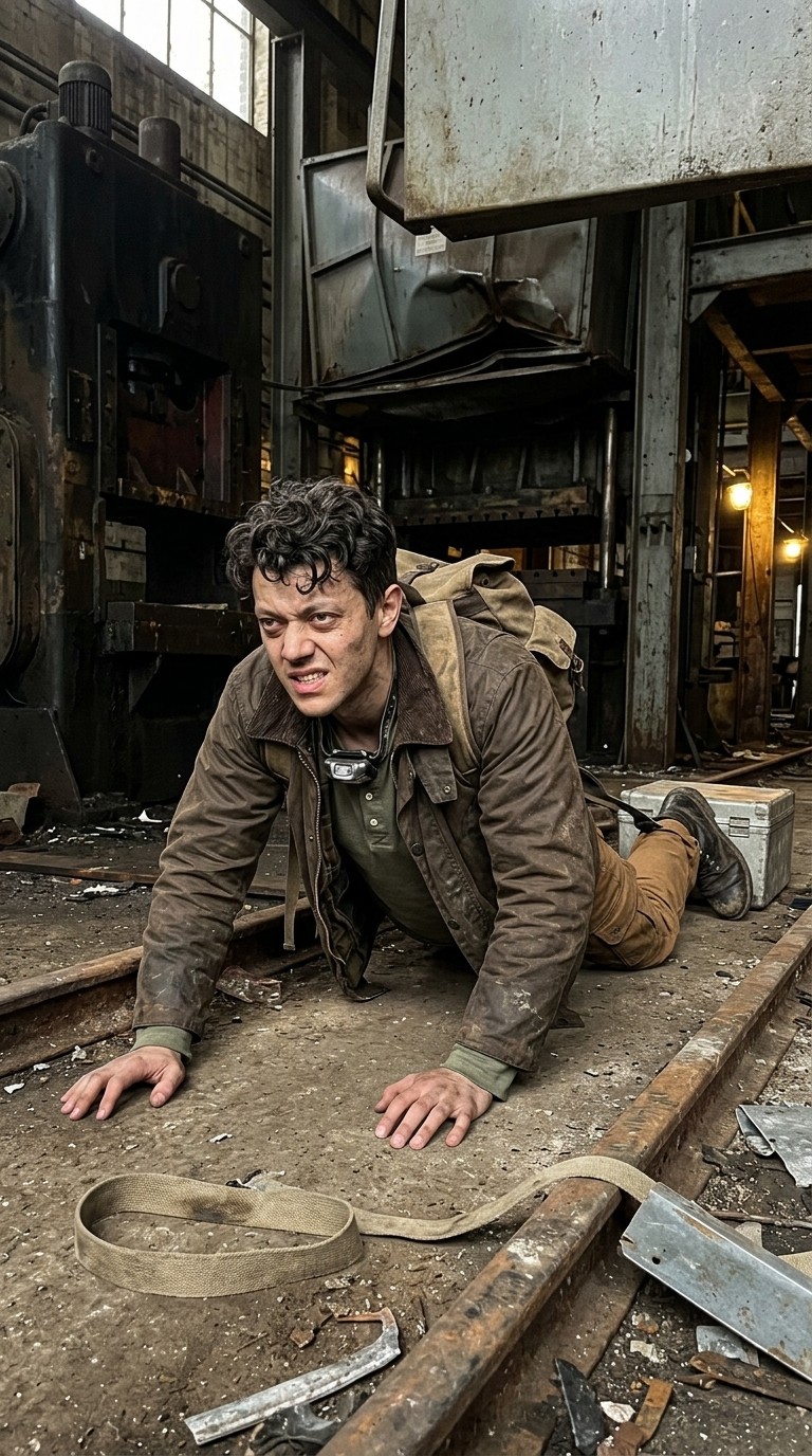 Scene from Oliver Brennan's story, season 1 episode 6: The Duct Photograph