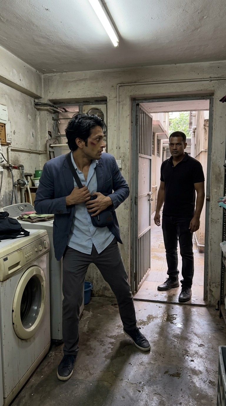Scene from Nikhil Bhatt's story, season 1 episode 4: One Real Page