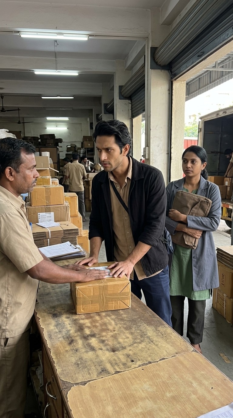 Scene from Nikhil Bhatt's story, season 1 episode 7: The Evidence Split