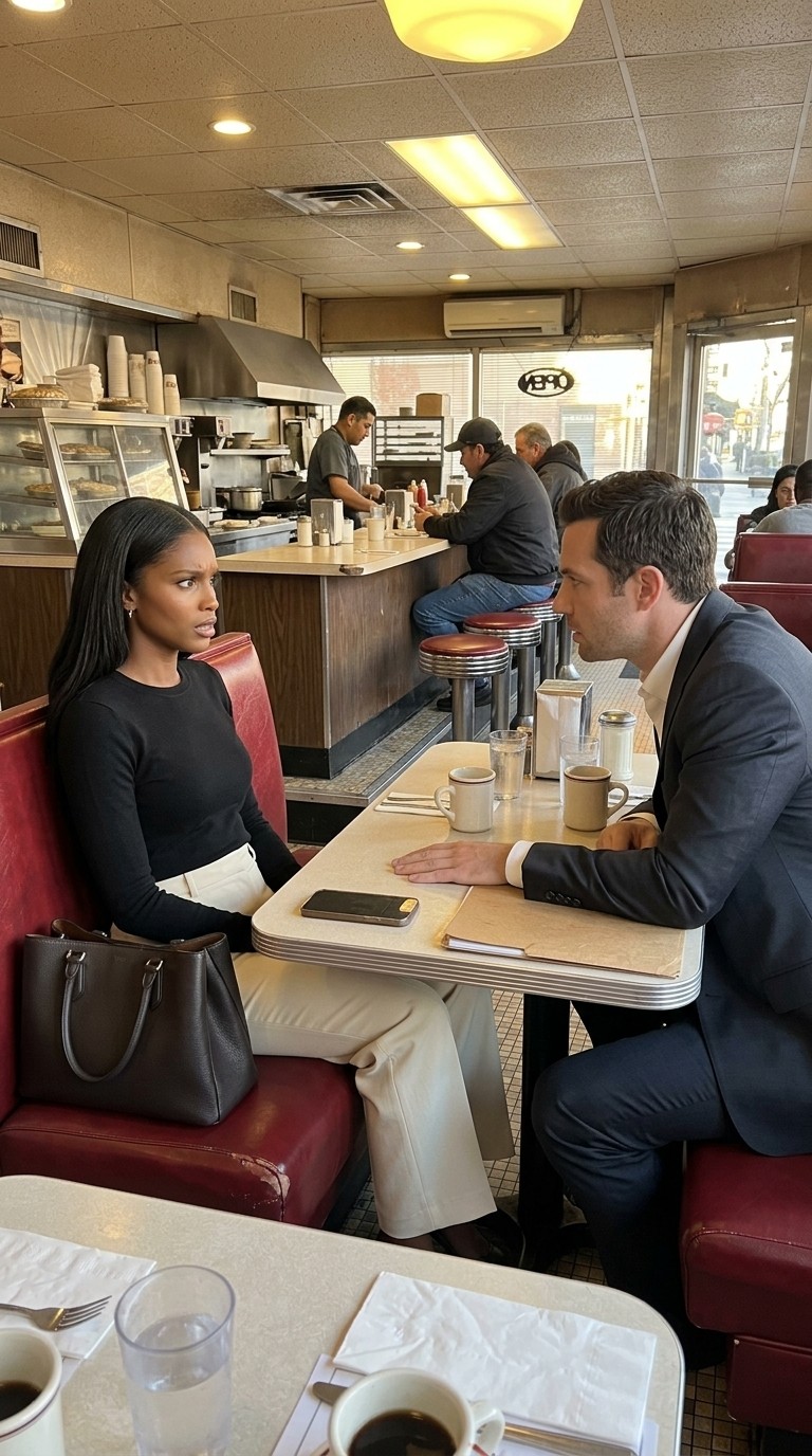 Scene from Amara Williams's story, season 1 episode 9: The Price of Comfort
