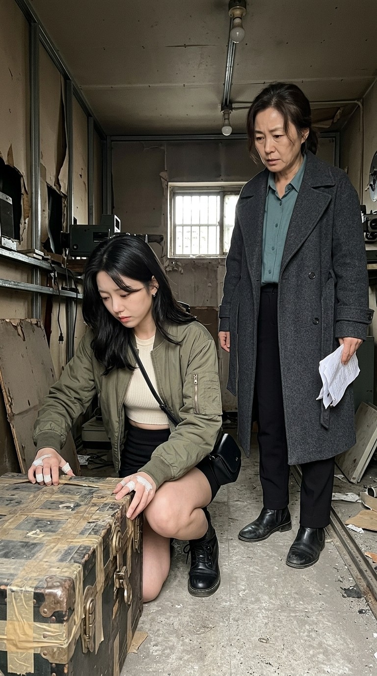 Scene from Park Seo-yeon's story, season 1 episode 4: The Courier Left Empty-Handed