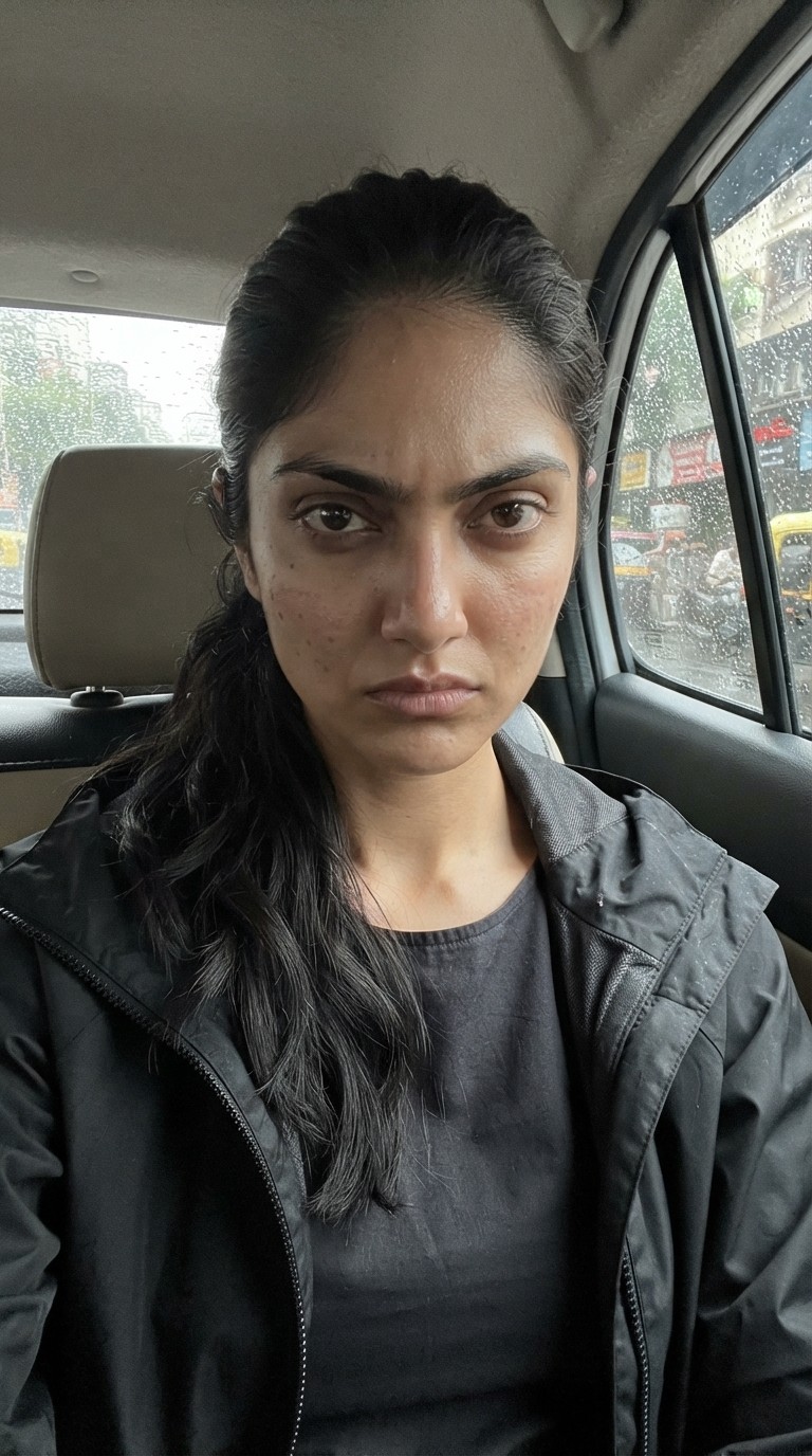 Cab through monsoon